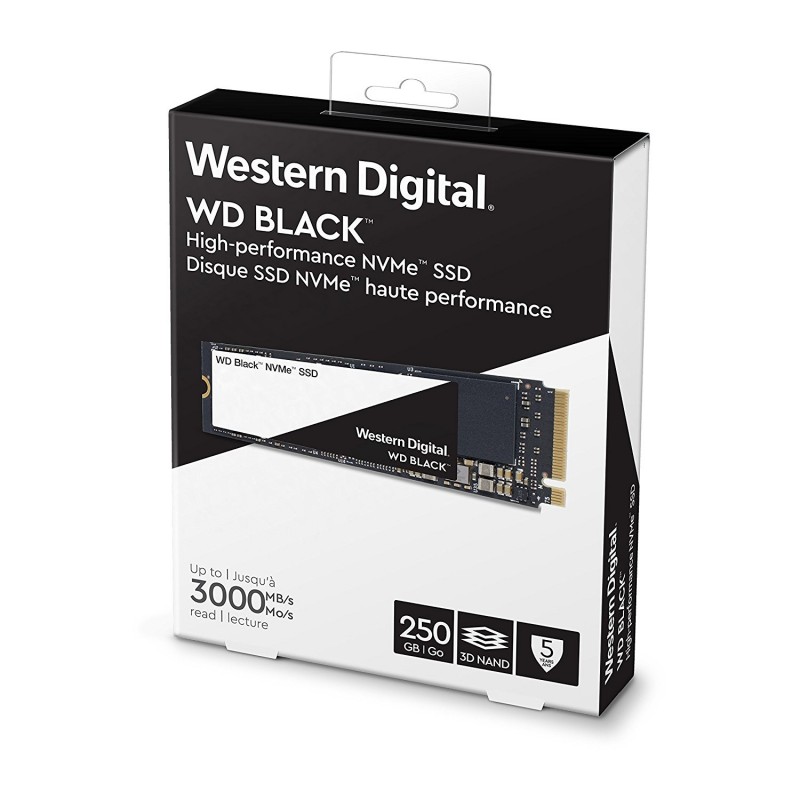 WD 250GB SSD Sata Black NvME