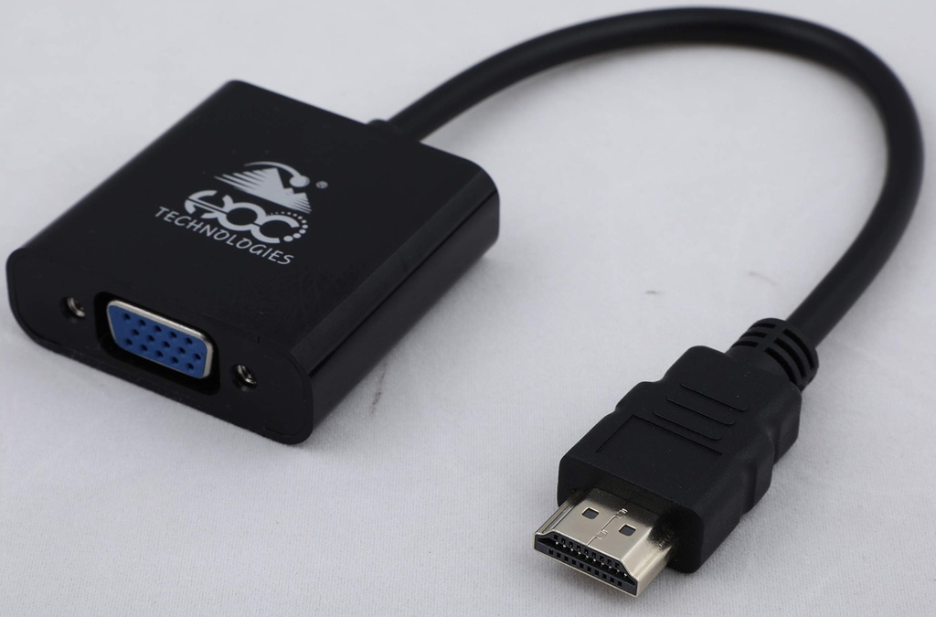 HOC CHARAK HDMI to VGA Converter Without Audio HHV02