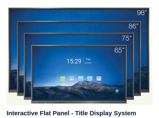 Title Interactive Board 65 Inch Touch Android 13