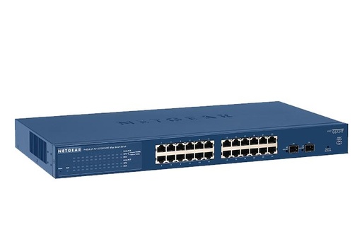 Netgear 24 Port PoE GS724T Gigabit Ethernet L2 Smart Switch